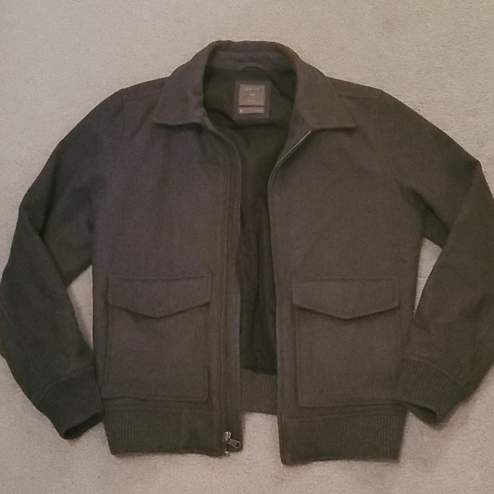 Gap Casual Jacket Outerwear. Charcoal Gray. Medium